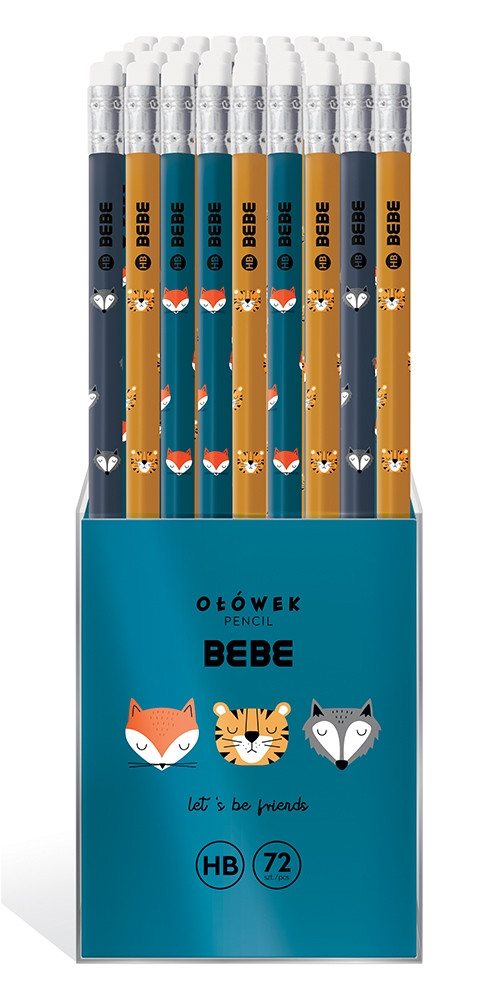 Ołówek z gumką BB Friends Boys BBI Interdruk